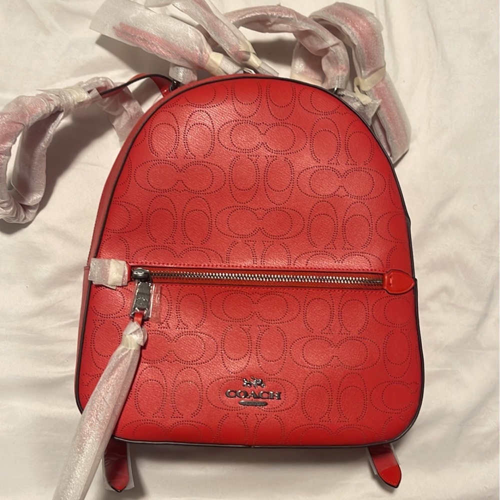 RED COACH back pack! New!